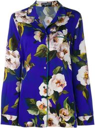 Floral Print Silk Pyjama Top Dolce &amp;amp; Gabbana