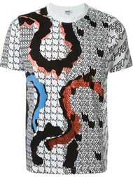 футболка в диагональную полоску Kenzo