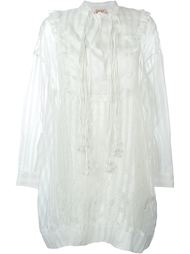 sheer frilled day dress Nº21