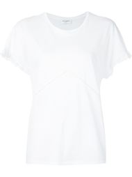 футболка с открыто вышивкой Saint Laurent