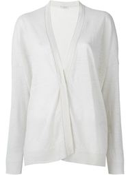 drape fasten relaxed fit cardigan Brunello Cucinelli