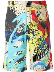 'Graffiti' print shorts KTZ