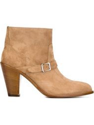 ковбойские сапоги с пряжками Saint Laurent