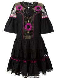 платье с вышивкой  Temperley London
