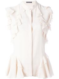 ruffled blouse Alexander McQueen