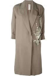 embellished trench coat Antonio Marras