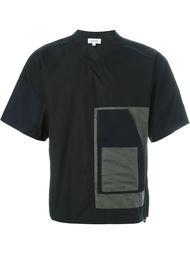 футболка с панельным дизайном  Jil Sander