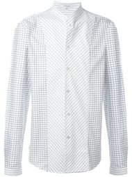 рубашка в клетку и полоску Carven