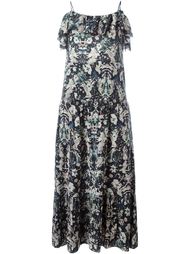 floral print ruffled off shoulder dress Iro