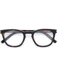 очки в черепаховой оправе Saint Laurent