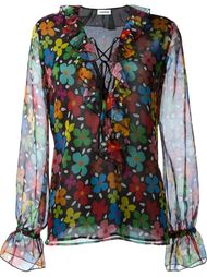 блузка с цветочным принтом   Au Jour Le Jour