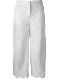 floral lace trousers Ermanno Scervino