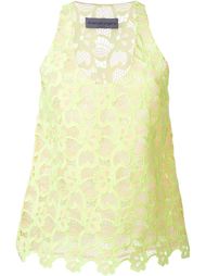 sleeveless lace top Emanuel Ungaro