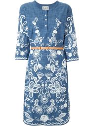 embroidered chambray dress Sea