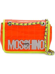 logo plaque crossbody bag Moschino