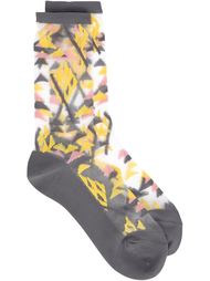 sheer triangle socks Issey Miyake Cauliflower