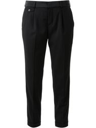 front pleat cropped trousers Loveless
