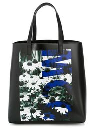 сумка-тоут с принтом маргариток McQ Alexander McQueen