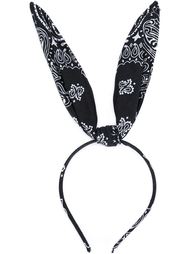 paisley print bow 'Heidi Rabbit' hair band Maison Michel