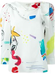 'Collage Print' blouse  Marc Jacobs