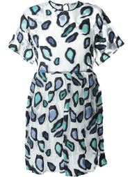 leopard jacquard dress MSGM