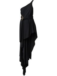 draped one-strap gown Anthony Vaccarello