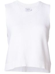 'Le Crop' sleeveless sweater Frame Denim