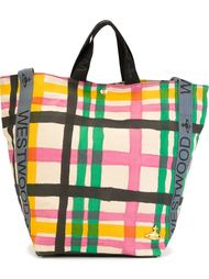 checked print tote bag Vivienne Westwood Anglomania