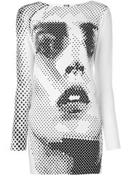 printed fitted mini dress Anthony Vaccarello