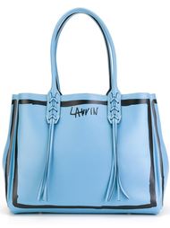 сумка-тоут с контрастной окантовкой Lanvin