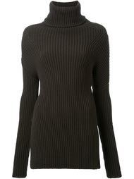 crepe knit rib cropped tunic Scanlan Theodore