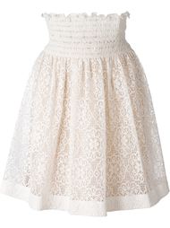 кружевная юбка с эластичным поясом Red Valentino