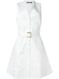 embroidered belted dress Roberto Cavalli