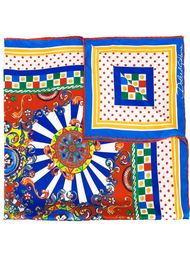 Carretto Siciliano print scarf Dolce & Gabbana