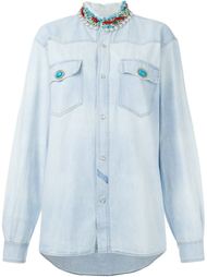 embellished denim shirt  Forte Couture