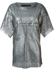 leather T-shirt Drome