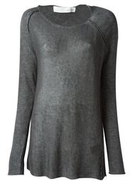 irregular neckline sweater Isabel Benenato