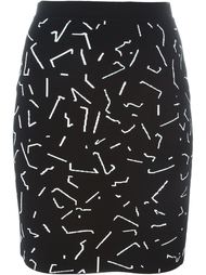 shadow line jacquard skirt Alexander Wang