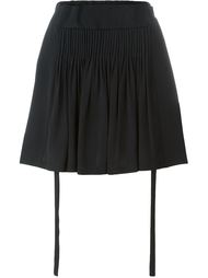 ruched panel pleated detail short shorts Nº21