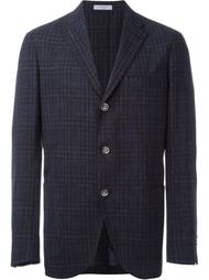 plaid single-breasted blazer Boglioli