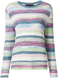 rib knit striped sweater The Elder Statesman