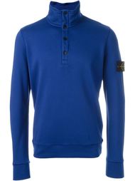 толстовка с логотипом на рукаве Stone Island