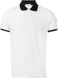contrast collar polo shirt    Moncler