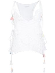 butterfly embroidered top Chloé