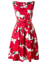 flower print belted dress Samantha Sung