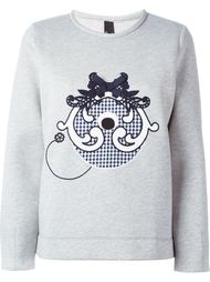 'Edith bonded' jumper Mother Of Pearl