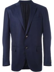 fitted single breasted suit jacket Ermenegildo Zegna