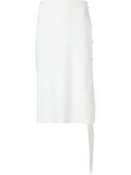 юбка с петельной застежкой Lanvin