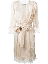 lace detail wrap dress Ermanno Scervino