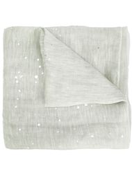 spotted effect scarf Fabiana Filippi